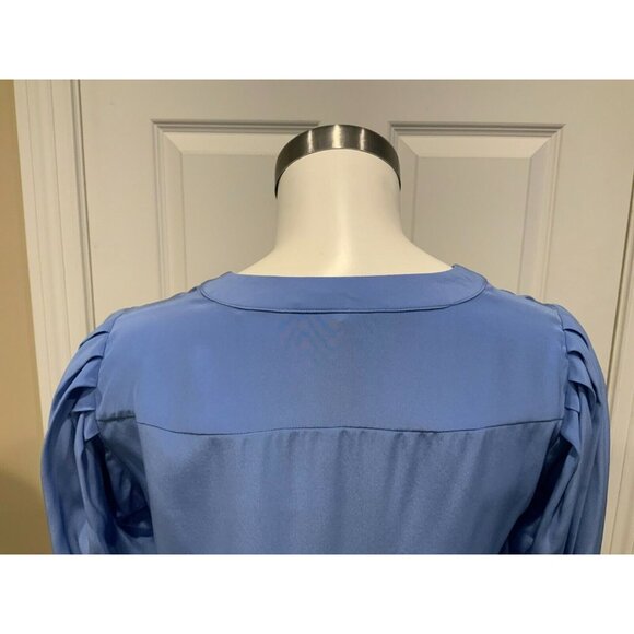 Nanette Lepore Light Blue "Charmeuse Top" Blouse, Size XS, NWT! $348 - Picture 7 of 9